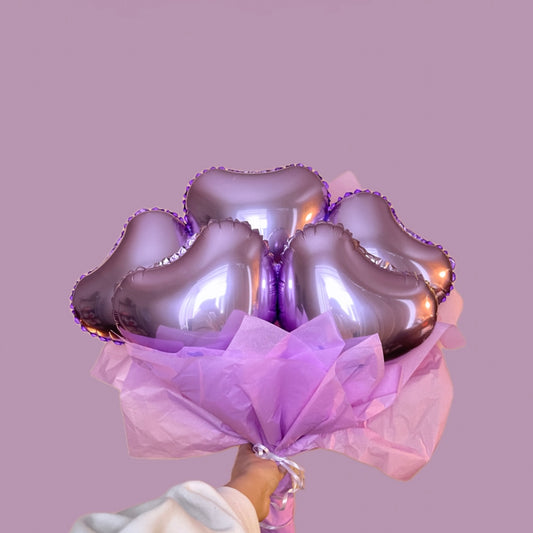 Bouquet en coeur - Améthyste
